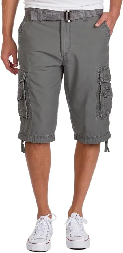 Unionbay Cordova Men's Cargo Messenger Shorts Grey Goose / 36