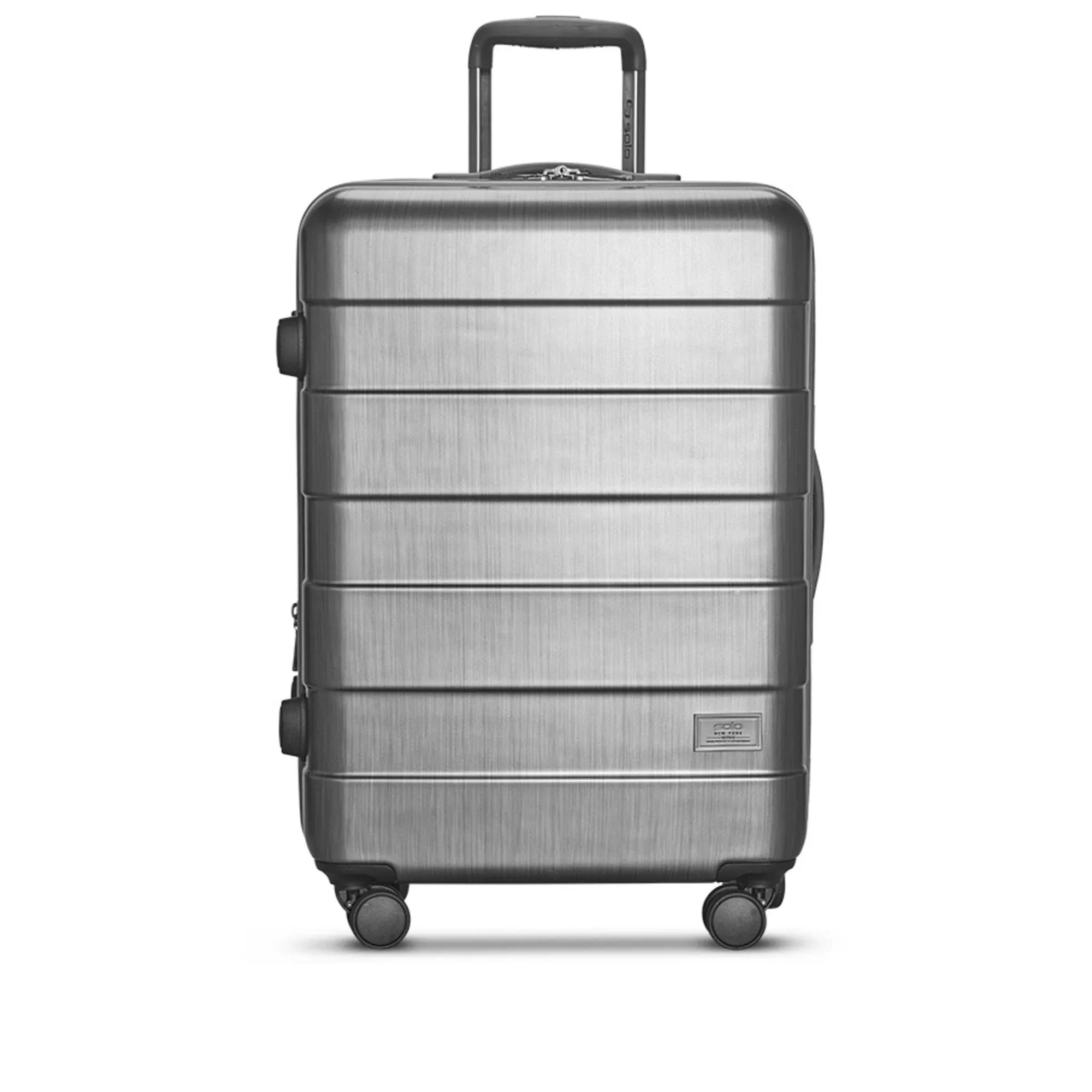 Solo New York Re:serve Check-In 26&#034; Spinner, Made from Recycled Materials, Grey