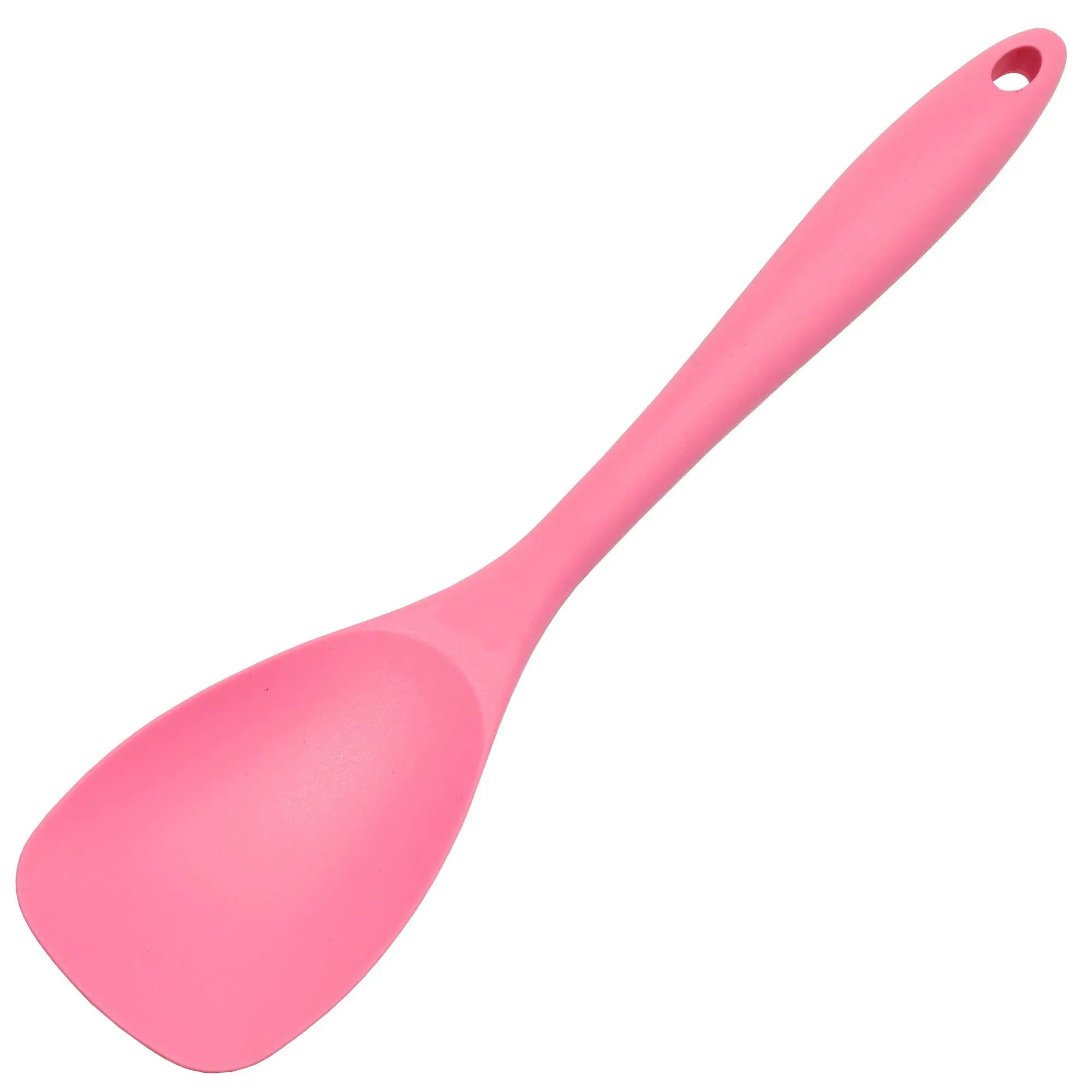 Chef Craft Premium Silicone Spoon Spatula, 11.5 inch, Pink