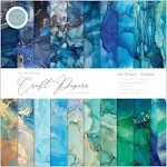 Craft Consortium Ink Drops Ocean 12 x 12 Paper Pad ccepad018