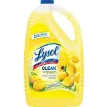 Lysol Clean & Fresh Multi-Surface Cleaner, Lemon & Sunflower, 144 fl oz