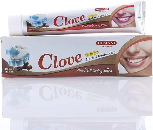 Clove Toothpaste 3.5 OZ (100g) I Whitening Effect with Clove, Mint and Liquorice I Strenghtens Gums I Fresh Breath