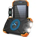 BLAVOR PN-W05 10,000mAh Qi Wireless Solar Power Bank