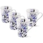 Kaia Platinum Set of 4 Mugs