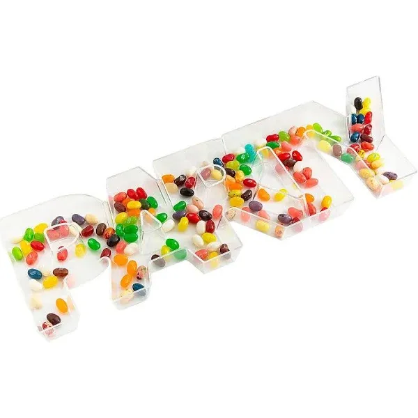 Party Fillable Letter Candy Dish