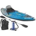 Sevylor Quikpak K1 One Person Kayak, Blue