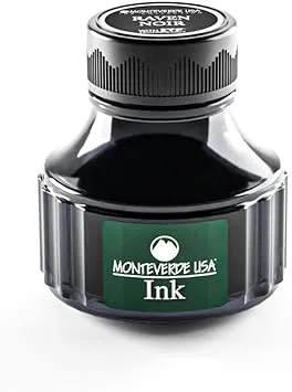 Monteverde 90ml Fountain Pen Ink Bottle, Raven Noir