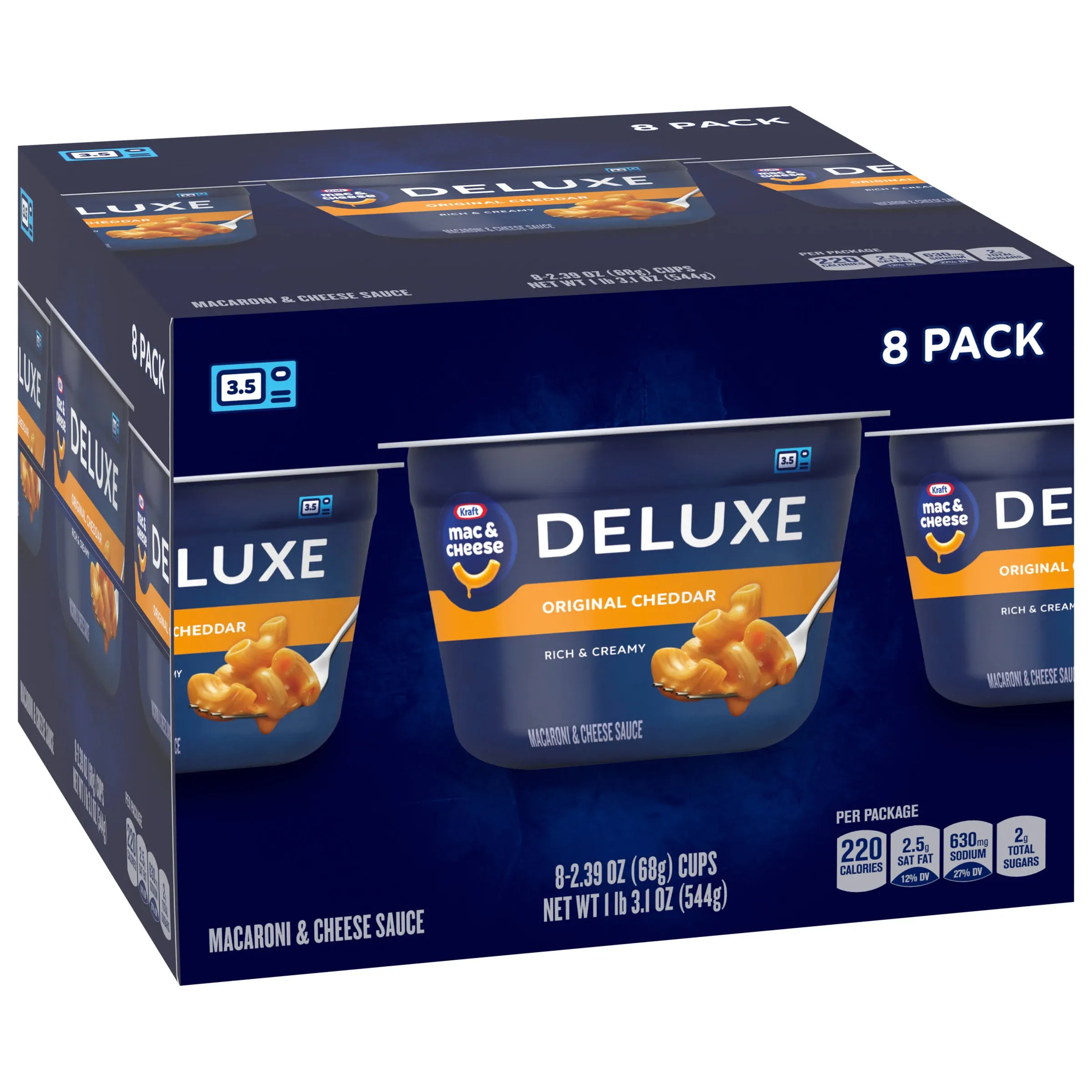 Kraft Deluxe Original Macaroni & Cheese Dinner (1.2 lbs)