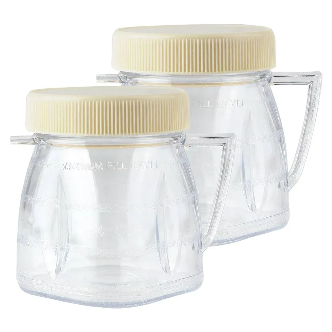 2 Pack Felji 1-Cup Mini-Blend Jars for Oster Blenders Part # 4937