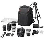 Sony Alpha DSLR Camera / 15" Laptop Backpack