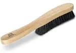 Atzi Hats Fedora Hat Brush Lint Remover Duster Brushes for Felt Hats 100% Horse Hair (Black) Wood Brush