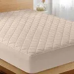 Utopia Bedding Quilted Fitted Mattress Pad (King, Black) - Elastic Fitted Mattress Protector - Mattress Cover Stretches up to 16 Inches Deep - Machine Washable Mattress Topper