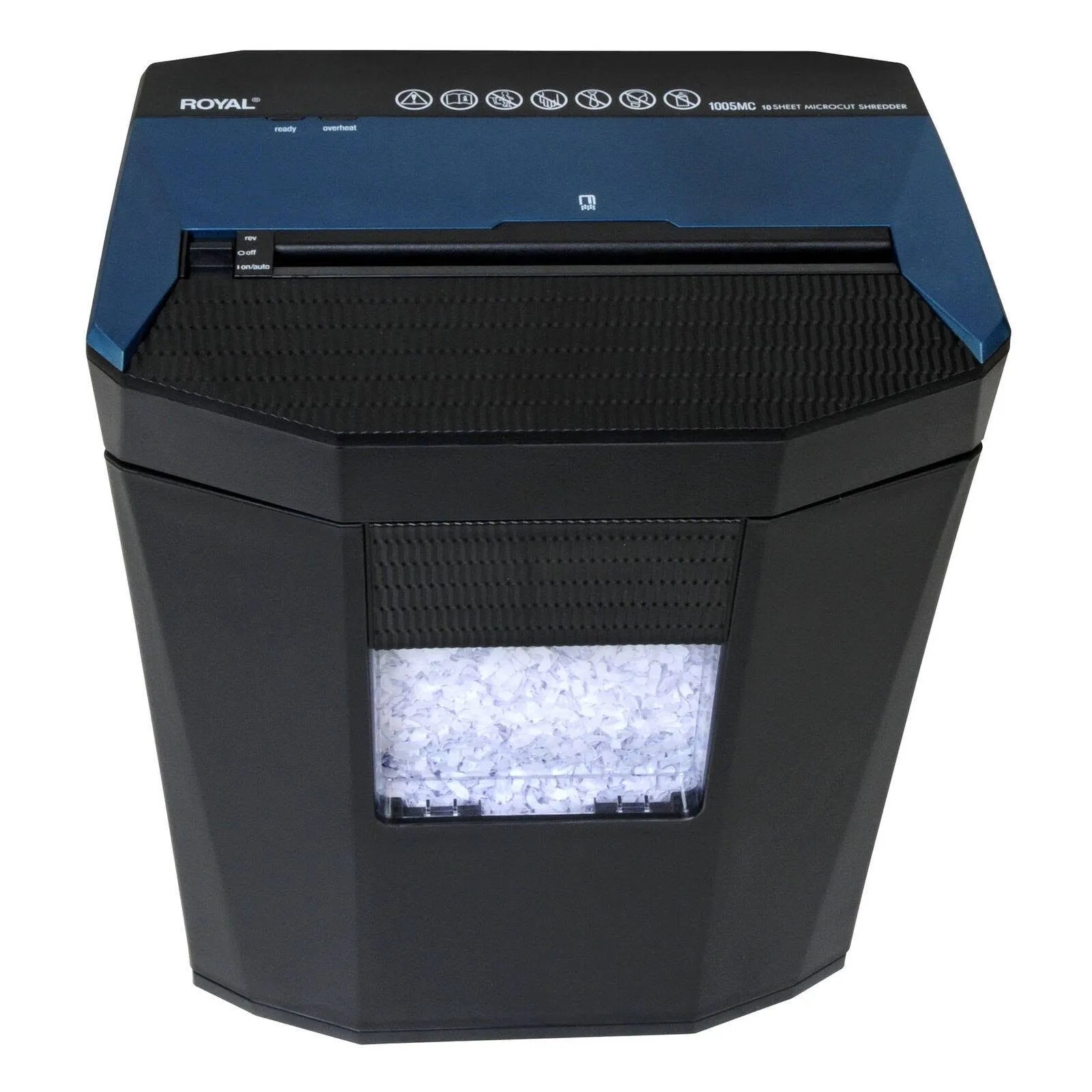 Royal Consumer 1005mc Micro-Cut Paper Shredder, 10 Sheet - Black