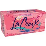 LA CROIX CRAN RASPBERRY SPARKLING WATER 12oz 8PK CANS