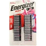 Energizer Max AAA Alkaline Batteries (40 Pack)