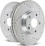 Power Stop 07-19 Ford Expedition Front Evolution Drilled & Slotted Rotors - Pair