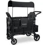 Wonderfold W2 Elite Double Stroller Wagon Volcanic Black