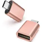 Syntech USB C to USB Adapter 2 Pack USB C Male to USB3 Female Adapter Compati...