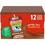 Horizon Organic Lowfat Milk Chocolate 12 Pack