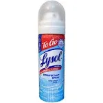 Lysol Crisp Linen Disinfectant Spray to Go 1.5oz