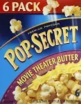 Pop Secret Microwave Popcorn Movie Theater Butter