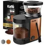 Kaffe Burr Coffee Grinder Electric w/Adjustable Settings for Precision Coffee Bean Grinding (5.5oz Capacity) Best Coffee Grinders for Home Use.