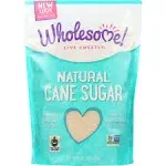 Wholesome Cane Sugar, Unrefined - 24 oz