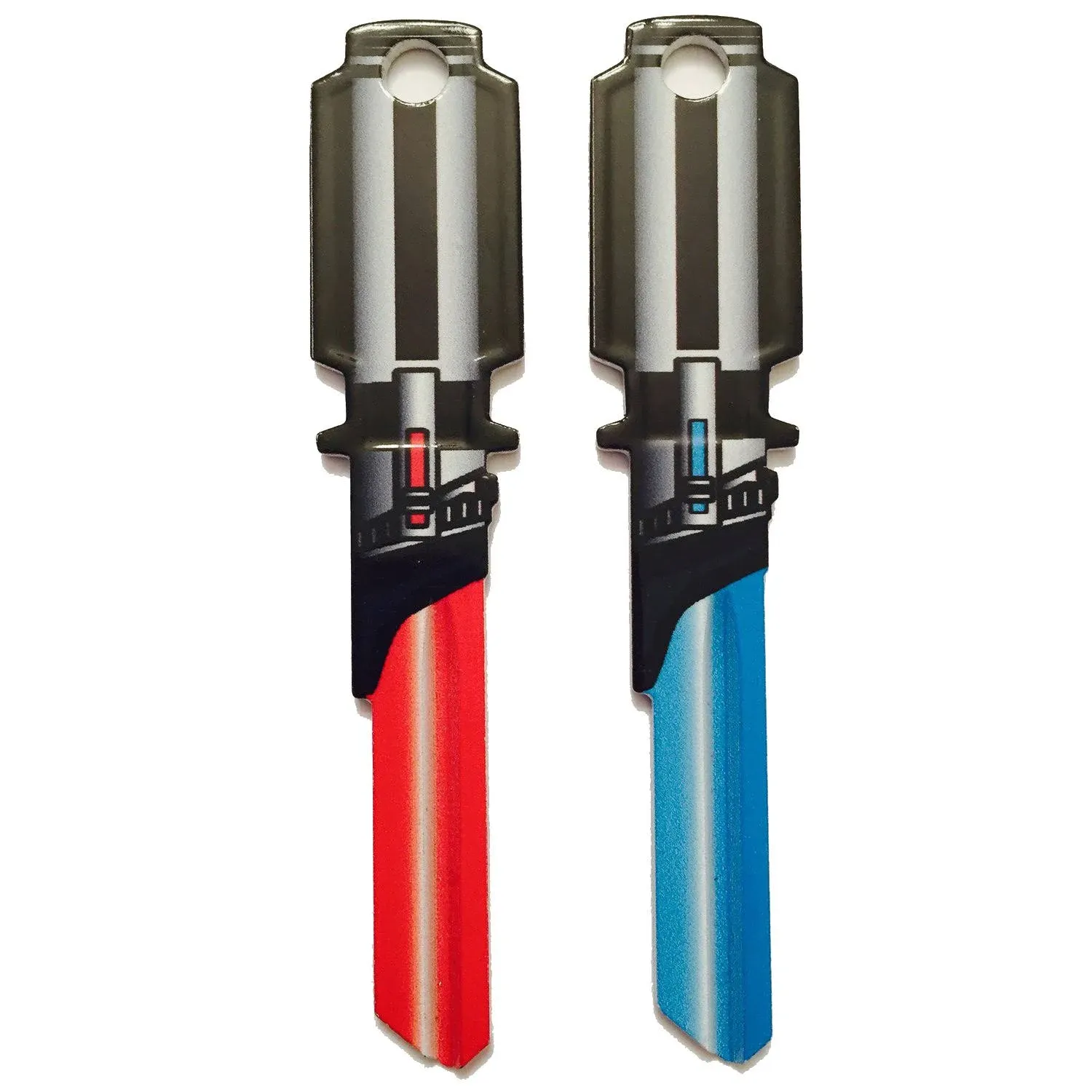 2014 Space Keys Red / Blue KW1 Lightsaber Keys #10664 - Taby Card™ GEM MT 10