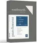 Southworth Parchment Specialty Paper, Ivory, 8-1/2 x 11, 500/Box (SOU984C)