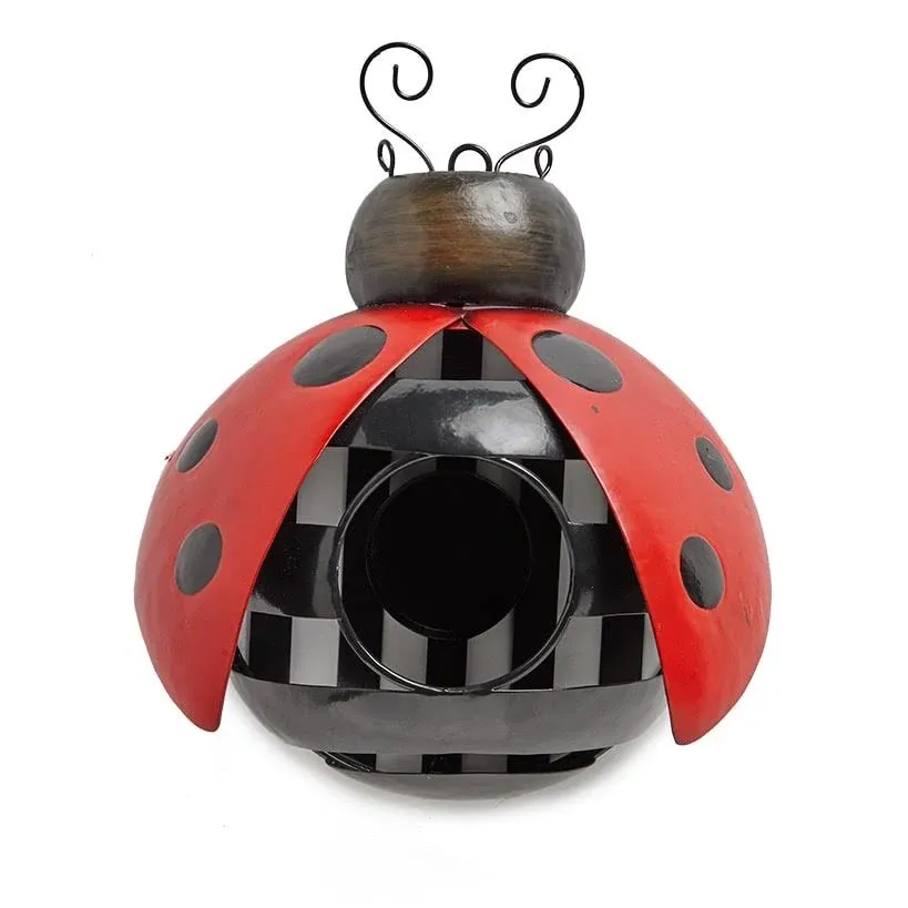 LOVELY LADYBUG INDOOR/OUTDOOR LARGE LED CANDLE HOLDER BNWT