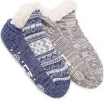 Women's Muk Luks, Short Cabin Socks – 2 Pair Denim SM