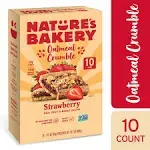 Nature's Bakery Oatmeal Crumble Strawberry