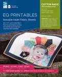 EQ Printables Inkjet Fabric Sheets,1 Pack