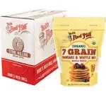 Bob's Red Mill Organic 7 Grain Pancake & Waffle Mix, 24-ounce (Pack of 4)