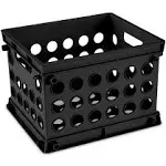 Sterilite Crate, Mini, Black