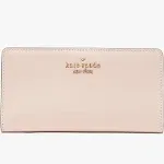 Kate Spade Outlet Madison Large Slim Bifold Wallet, Conch Pink