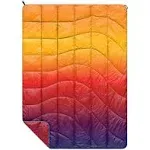 Rumpl Nanoloft Puffy Travel Blanket- Pyro Fade