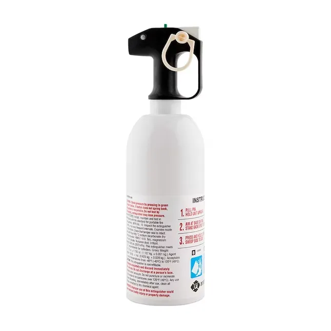 FIRST ALERT KITCHEN5 Fire Extinguisher, KFE2S5, UL RATED 5-B:C, White, 1-Pack