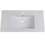 Fresca Torino 36" White Integrated Sink / Countertop