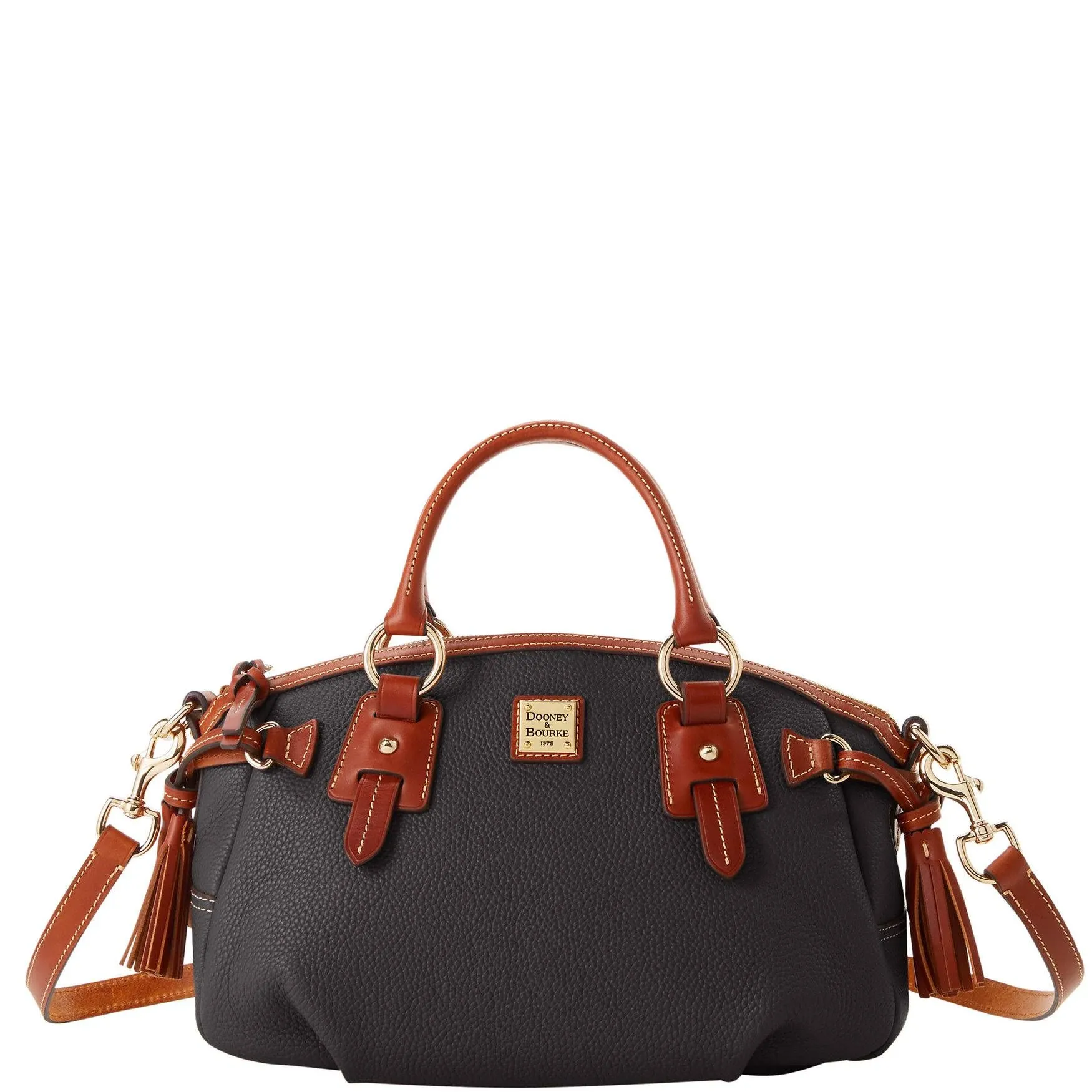 Dooney &amp; Bourke Pebble Grain Medium Mail Satchel - Black