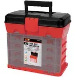 Performance Tool W54042 Plastic Rack System Tool Box with 4 Organizers