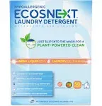 ECOS Laundry Detergent Sheets - No Plastic Jug - Vegan, No Mess & Liquid Free - Laundry Sheets in Washer - Hypoallergenic, Plant Powered Laundry Detergent Sheets, Magnolia & Lily, 50 Count