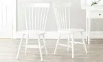 Riley Off-White Wood Dining Chair (Set of 2)