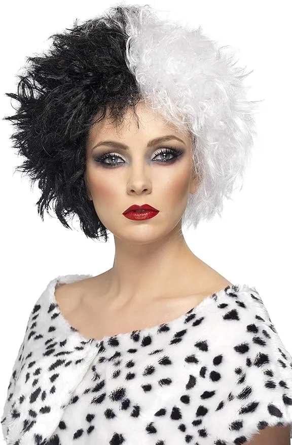 Evil Madame Wig, Black &amp; White- like new