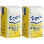 Domino Premium Pure Cane Granulated Sugar, 4 lb Bag (Pack of 2), Size: 4 Pound (Pack of 2)