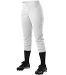 Alleson Athletic Girls' Fastpitch Pants - L / White