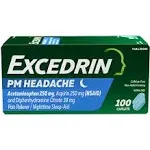 Excedrin PM Headache Pain Reliever