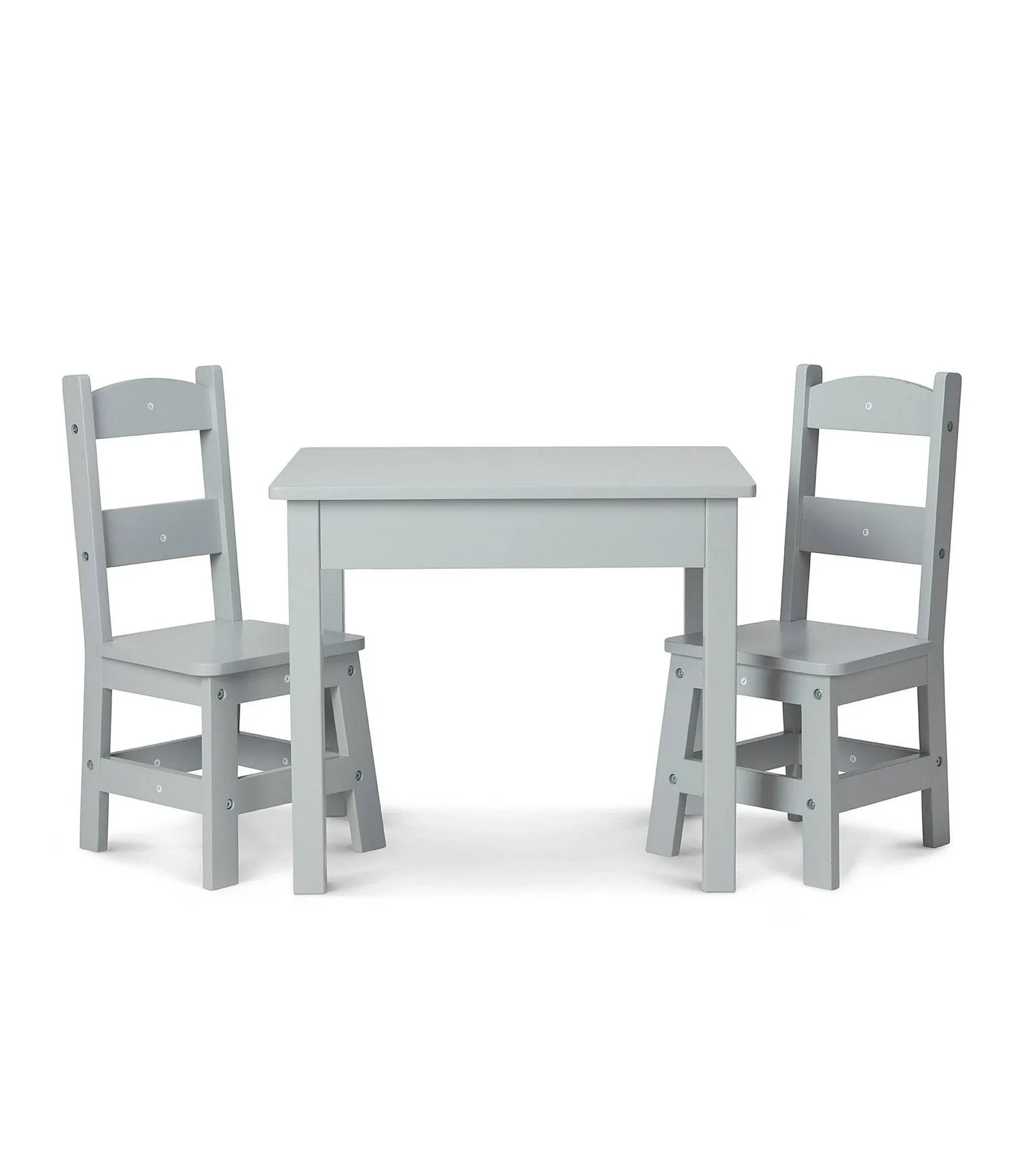 Melissa & Doug Wooden Table & Chairs - Gray