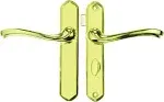 Wright Products VCA112PB Door Latch Set Metal Brass For Strom Doors