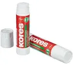 Kores Glue Stick, Solid, Washable, Non-Toxic, 20g (Shrink Pack of 4)